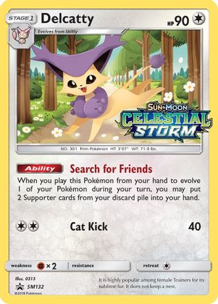 Delcatty SM132 [SM Promos]  - Holofoil