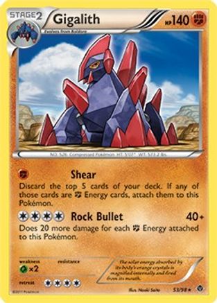 Gigalith 053/98 [Blister Exclusives]  - Holofoil