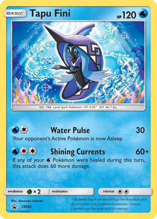 Tapu Fini SM92 [SM Promos]  - Holofoil