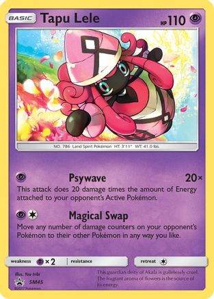 Tapu Lele SM45 [SM Promos]  - Holofoil