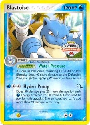 Blastoise 014/100 [League & Championship Cards]