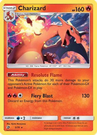 Charizard 003/70 [Dragon Majesty]  - Holofoil