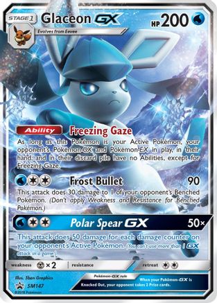 Glaceon GX SM147 [SM Promos]  - Holofoil