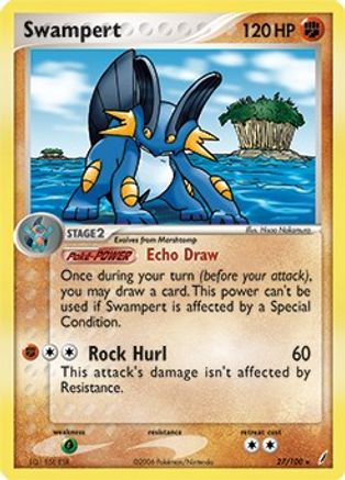 Swampert 027/100 [Deck Exclusives]  - Holofoil
