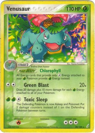Venusaur 028/100 [Deck Exclusives]  - Holofoil
