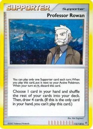 Professor Rowan 112/130 [Miscellaneous Cards & Products]  - Holofoil