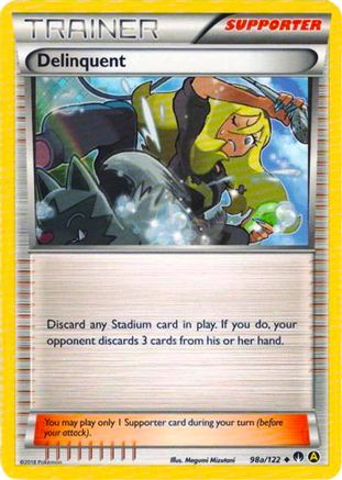 Delinquent 98a/122 [Alternate Art Promos]