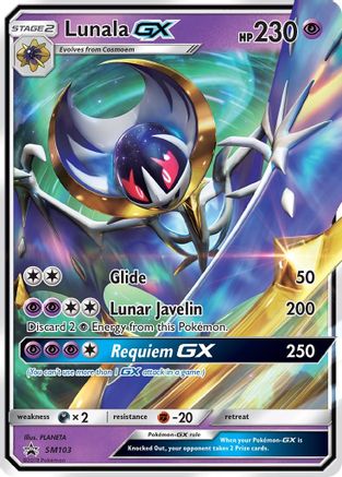 Lunala GX SM103 [SM Promos]  - Holofoil