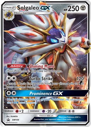 Solgaleo GX SM104 [SM Promos]  - Holofoil