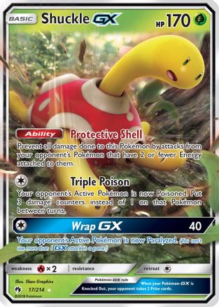 Shuckle GX 017/214 [SM  Lost Thunder]  - Holofoil