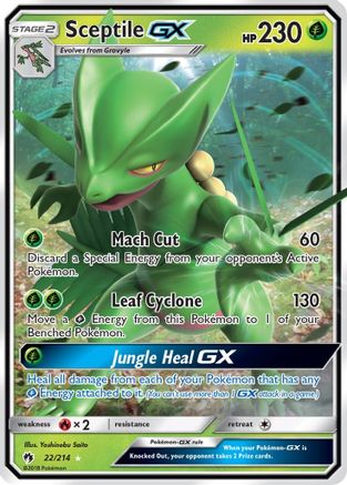 Sceptile GX 022/214 [SM  Lost Thunder]  - Holofoil