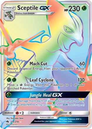 Sceptile GX (Secret) 216 [SM  Lost Thunder]  - Holofoil