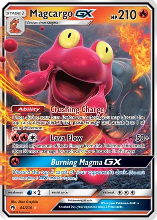 Magcargo GX 044/214 [SM  Lost Thunder]  - Holofoil
