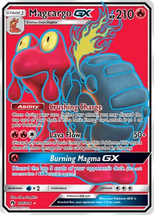 Magcargo GX (Full Art) 198 [SM  Lost Thunder]  - Holofoil