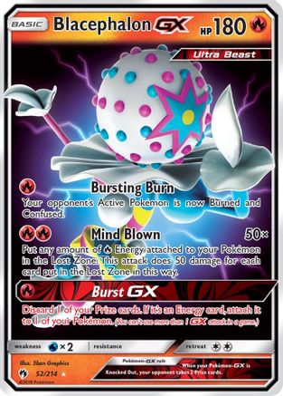 Blacephalon GX 052/214 [SM  Lost Thunder]  - Holofoil