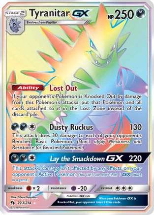 Tyranitar GX (Secret) 223 [SM  Lost Thunder]  - Holofoil