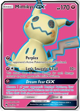 Mimikyu GX (Full Art) 206 [SM  Lost Thunder]  - Holofoil
