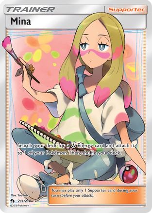 Mina (Full Art) 211 [SM  Lost Thunder]  - Holofoil