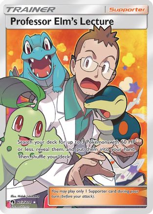 Professor Elm's Lecture (Full Art) 213 [SM  Lost Thunder]  - Holofoil