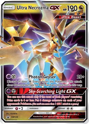 Ultra Necrozma GX SM126 [SM Promos]  - Holofoil