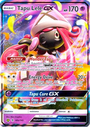 Tapu Lele GX 60a/145 [Alternate Art Promos]  - Holofoil