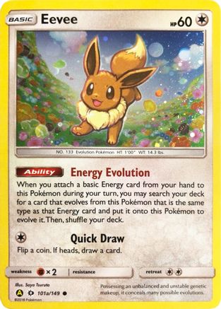 Eevee 101a/149 [Alternate Art Promos]  - Holofoil