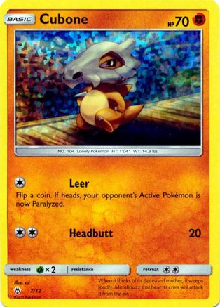 Cubone 007/012 [McDonalds Promos 2018]  - Holofoil