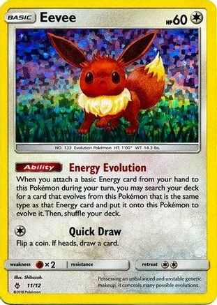 Eevee 011/012 [McDonalds Promos 2018]  - Holofoil