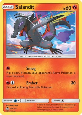 Salandit SM154 [SM Promos]  - Holofoil