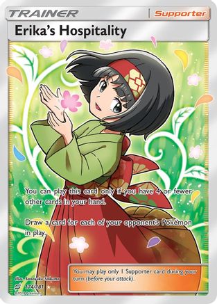 Erika's Hospitality (Full Art) 174 [SM  Team Up]  - Holofoil