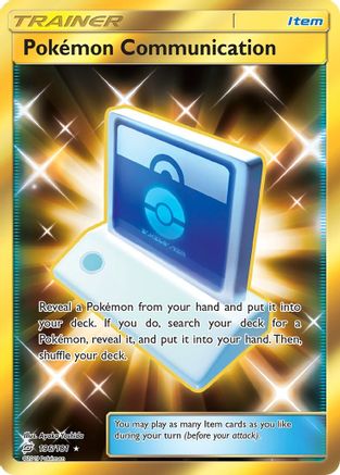 Pokemon Communication (Secret) 196/181 [SM  Team Up]  - Holofoil