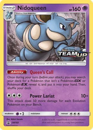 Nidoqueen SM160 [SM Promos]  - Holofoil