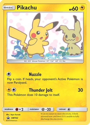 Pikachu SM162 [SM Promos]  - Holofoil