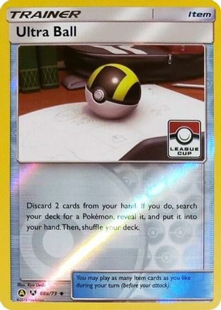 Ultra Ball 68a/073 [League & Championship Cards]  - Reverse Holofoil