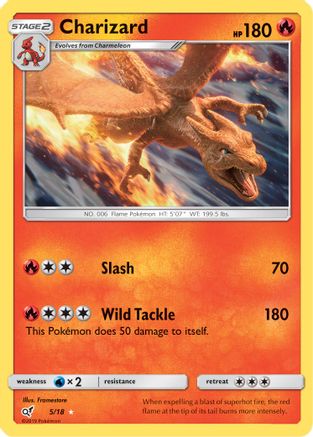 Charizard 005/18 [Detective Pikachu]  - Holofoil