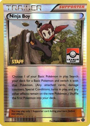 Ninja Boy 103/114 [League & Championship Cards]  - Reverse Holofoil
