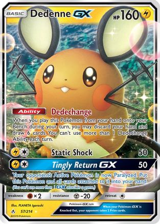Dedenne GX 057/214 [SM  Unbroken Bonds]  - Holofoil