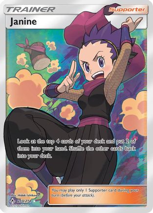 Janine (Full Art) 210 [SM  Unbroken Bonds]  - Holofoil