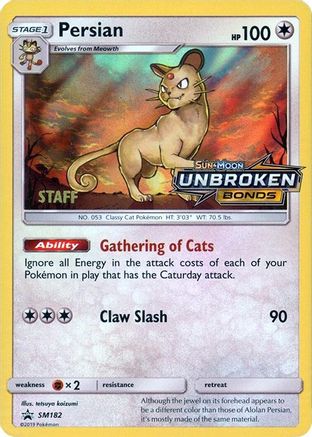 Persian SM182 [SM Promos]  - Holofoil