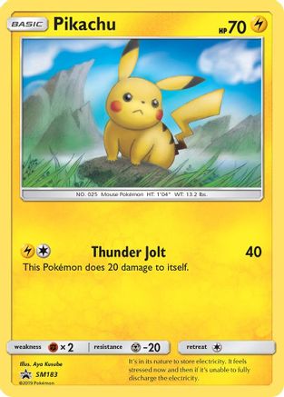 Pikachu SM183 [SM Promos]  - Holofoil