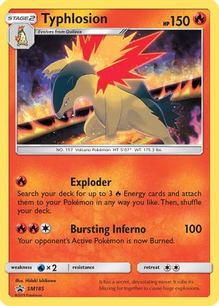 Typhlosion SM185 [SM Promos]  - Holofoil