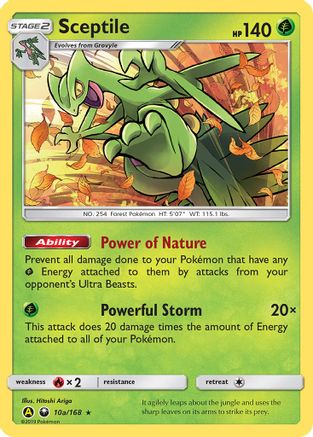 Sceptile 10a/168 [Alternate Art Promos]  - Holofoil