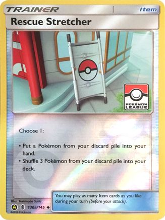 Rescue Stretcher 130a/145 [League & Championship Cards]  - Reverse Holofoil