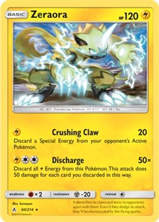 Zeraora 060/214 [Deck Exclusives]  - Holofoil