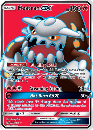 Heatran GX (Full Art) 216 [SM  Unified Minds]  - Holofoil