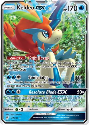 Keldeo GX 047/236 [SM  Unified Minds]  - Holofoil