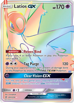 Latios GX (Secret) 243 [SM  Unified Minds]  - Holofoil