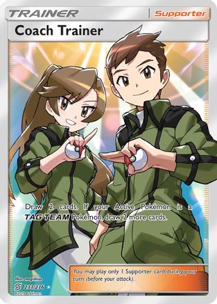 Coach Trainer (Full Art) 233 [SM  Unified Minds]  - Holofoil