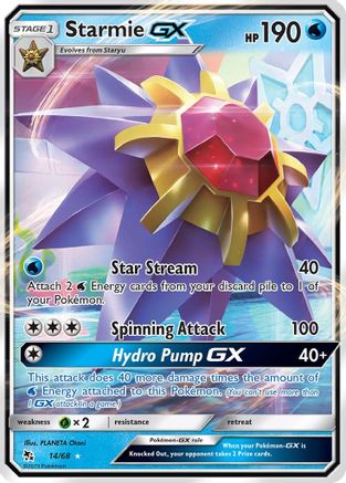 Starmie GX 014/68 [Hidden Fates]  - Holofoil