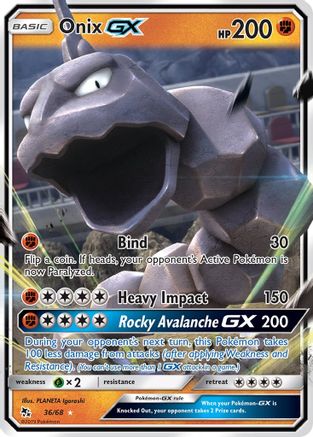 Onix GX 036/68 [Hidden Fates]  - Holofoil